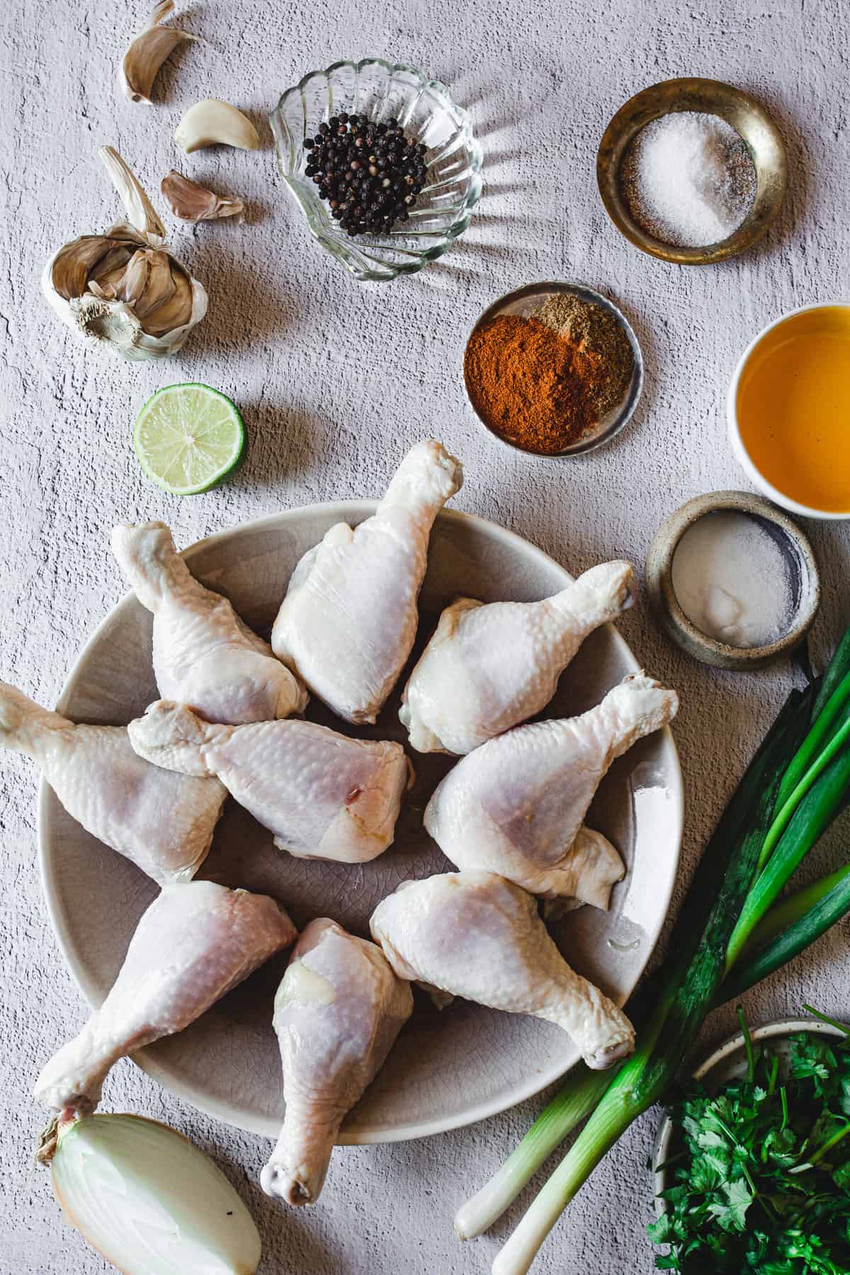 Colombian chicken drumsticks ingredients