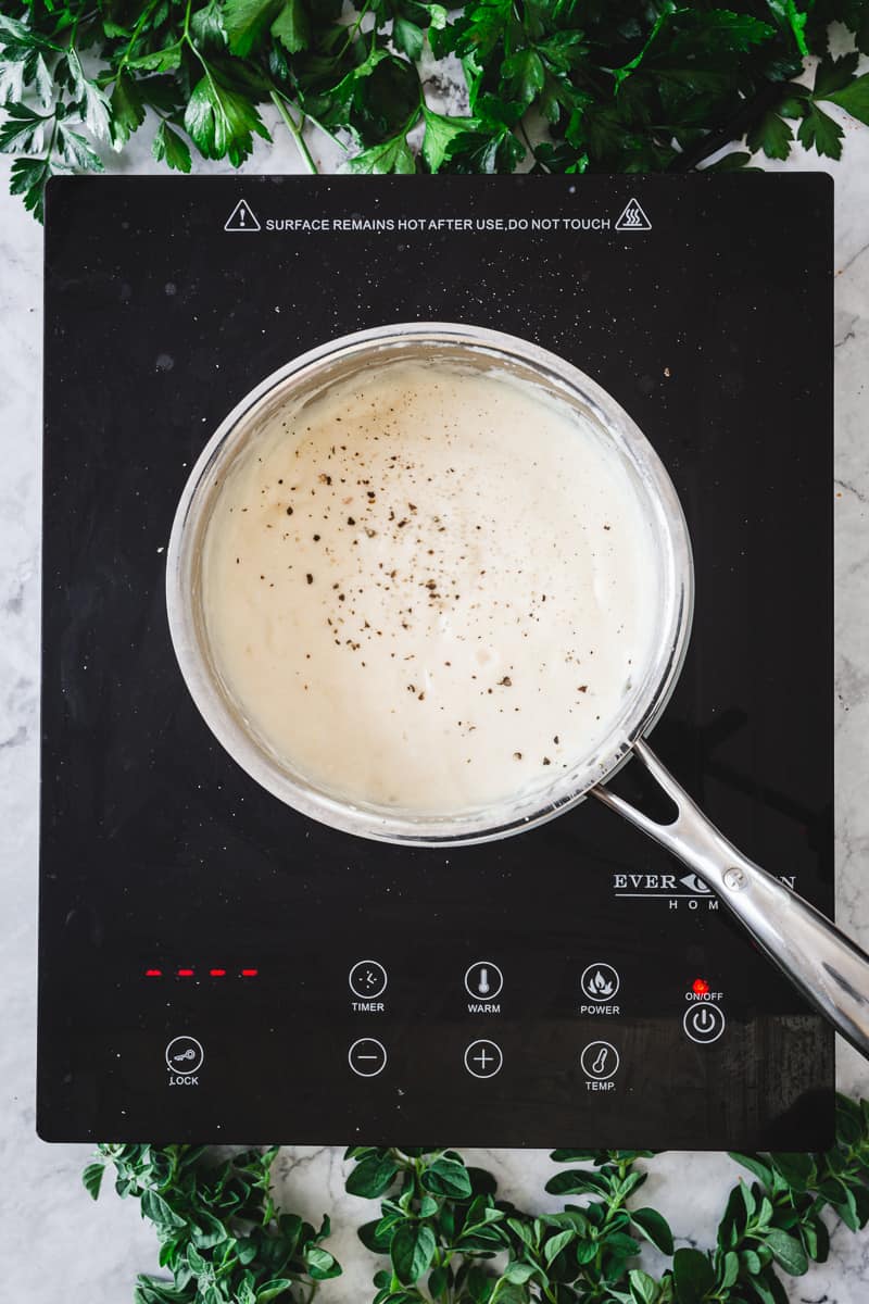 gluten free bechamel sauce cooking