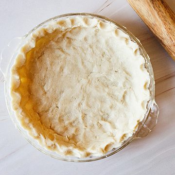 gluten free pie crust and rolling pin
