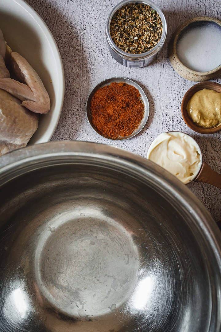 making mayonnaise marinade for paprika chicken