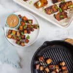 three ways to prepare marinated tofu