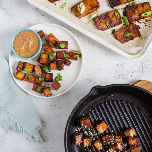 3 Ways to Cook The Best Marinated Tofu Recipe - Baked Tofu, Air Fryer