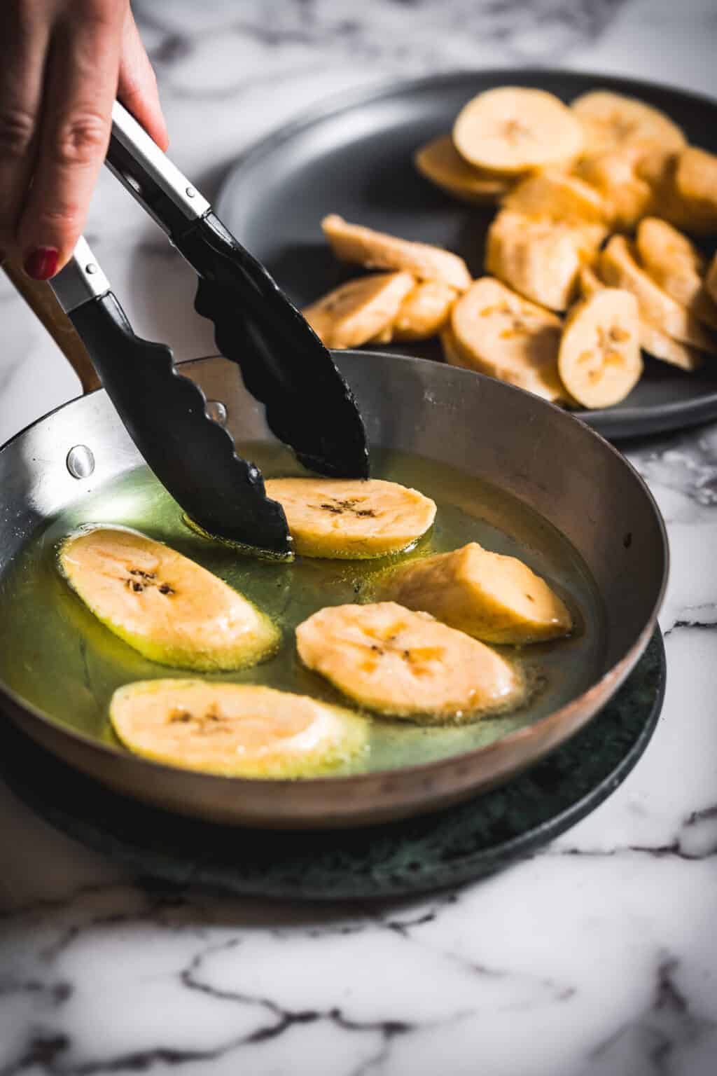 Colombian Platanos Maduros Fritos - Fried Ripe Sweet Plantains