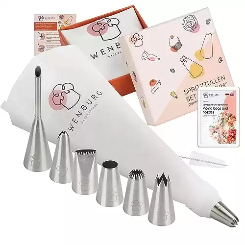 Large Icing Piping Bags and Tips Set