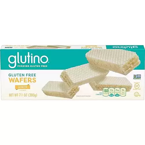 Glutino Gluten Free Wafers, Lemon Flavor, 7.1 oz