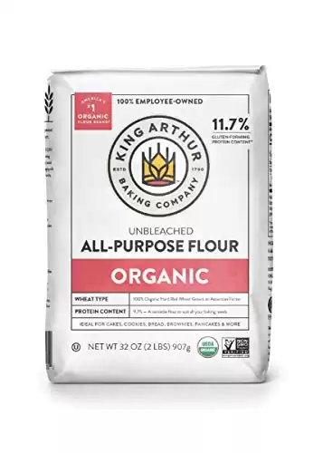 King Arthur Flour Organic Unbleached All Purpose Flour - 2 lbs