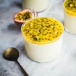 Brazilian passionfruit mousse cup.