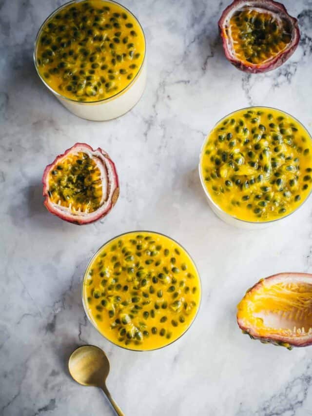 Sweet Passion Fruit Mousse