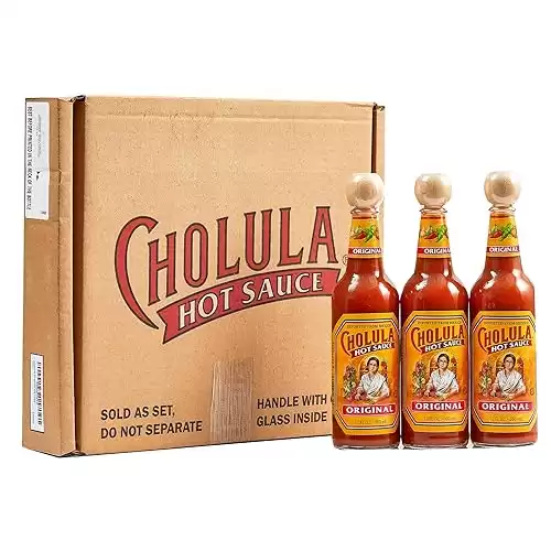 Cholula Original Hot Sauce 12 fl oz Multipack (Great Hot Sauce Lover Gift Set), 3 count