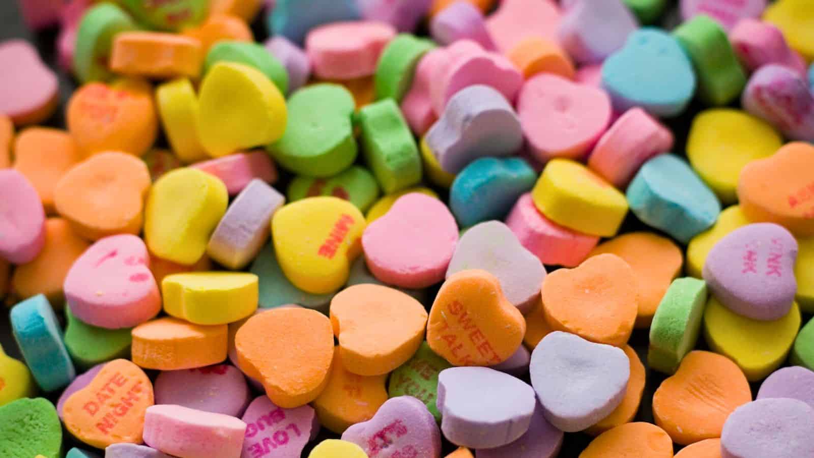 Close-up photo of candies