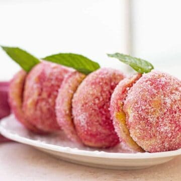 Italian peach cookies.