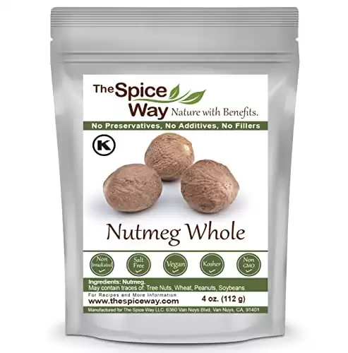 4 oz Whole Nutmeg