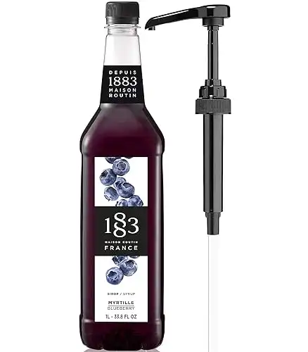 1883 Blueberry Syrup with Pump