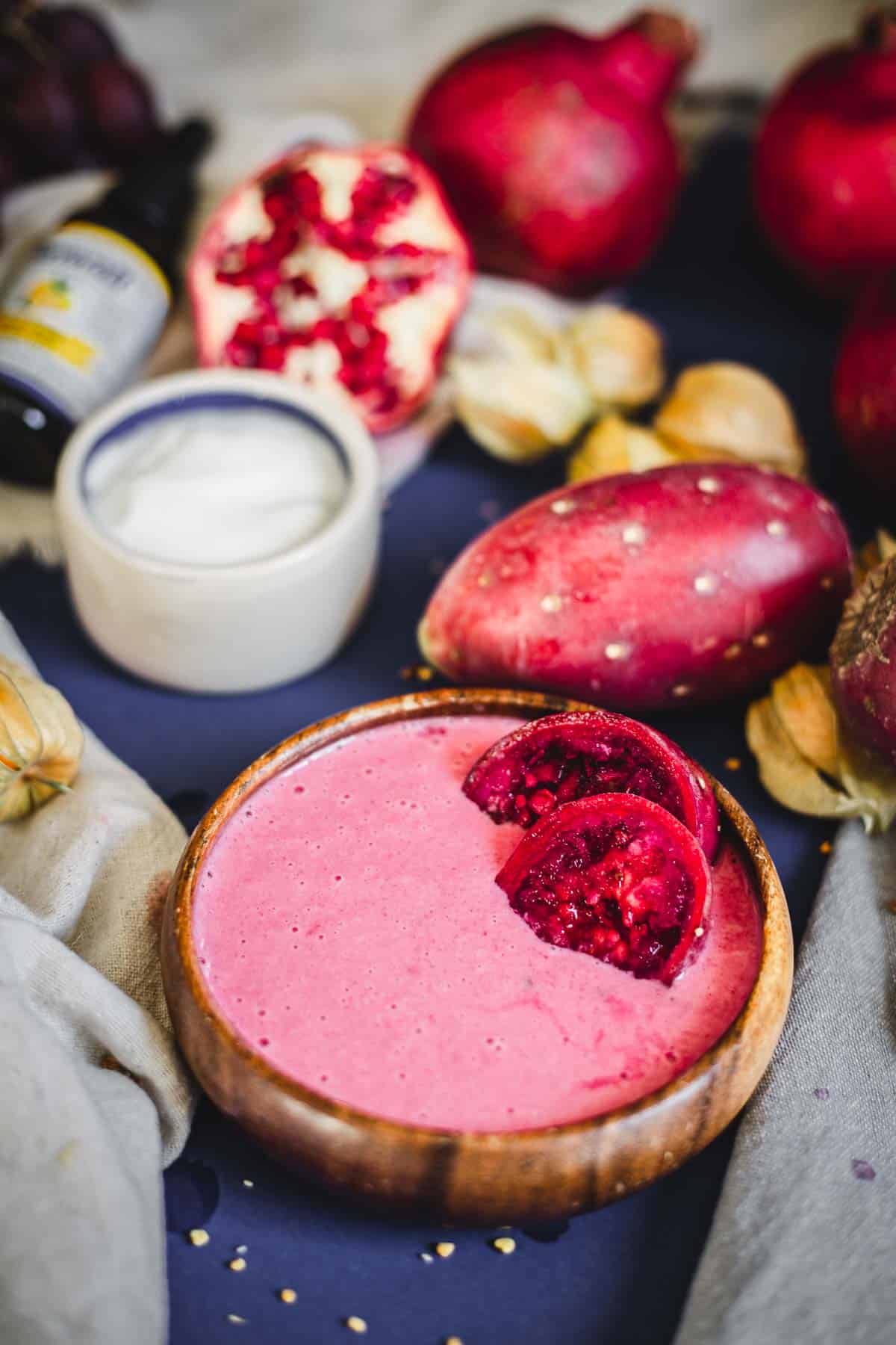 Members Only: Prickly Pear Smoothie Bowl : At the Immigrant's Table