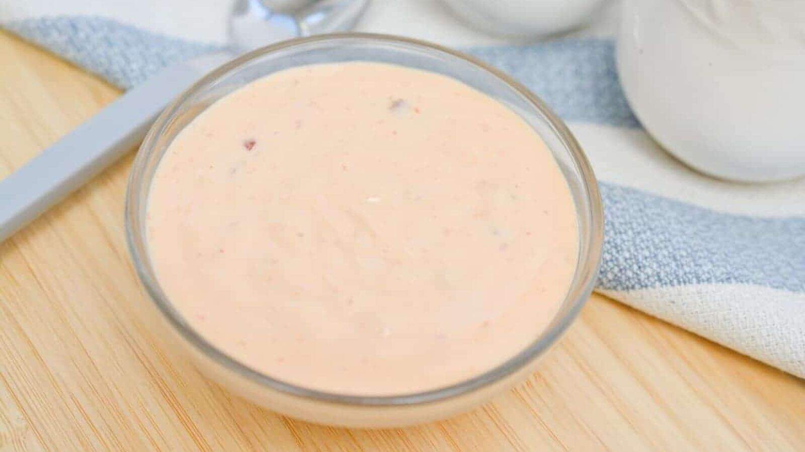 A bowl of Bang Bang sauce.