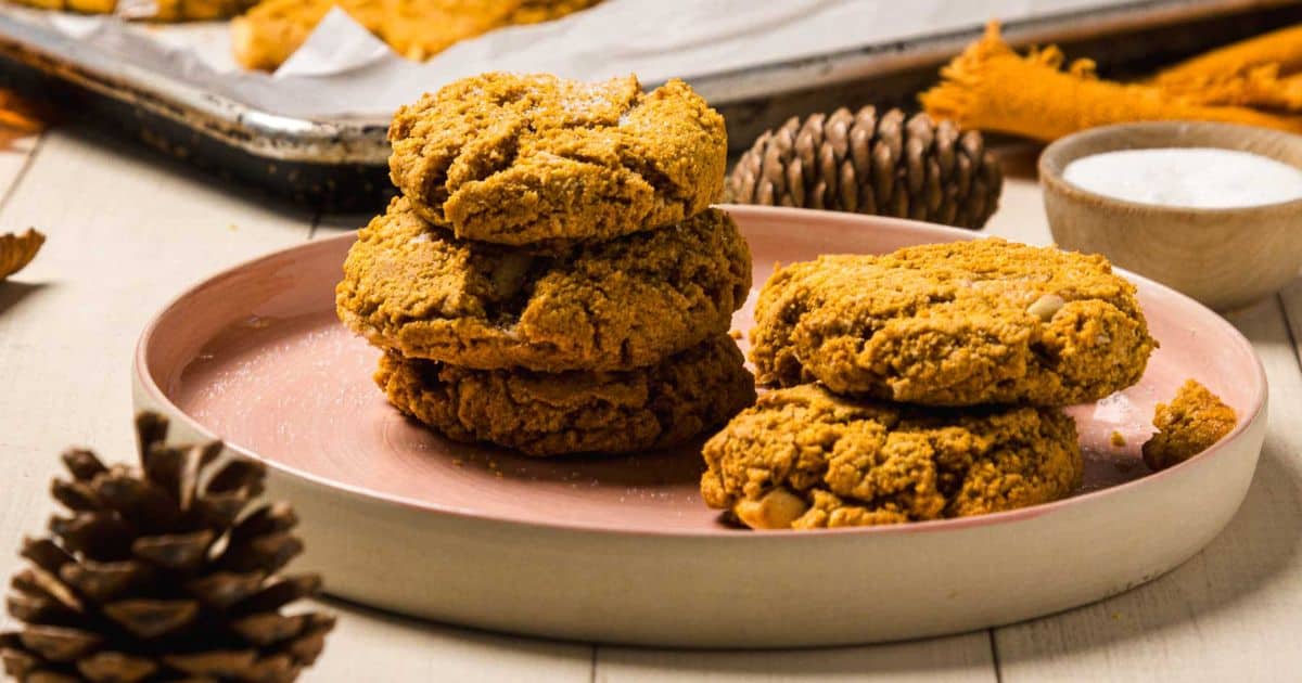Pumpkin and White Chocolate Chip Cookies (Using Box Cake Mix)