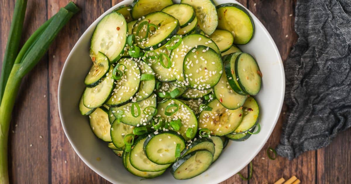 The 10 Minute Spicy Cucumber Salad You’ll Repeat This Summer